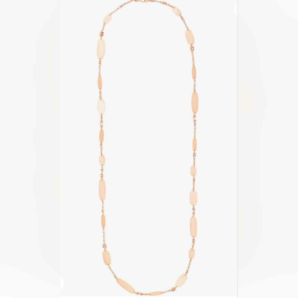 Kendra Scott Claret Necklace Rose Gold
